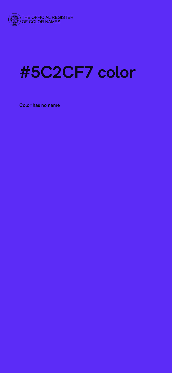 #5C2CF7 color image