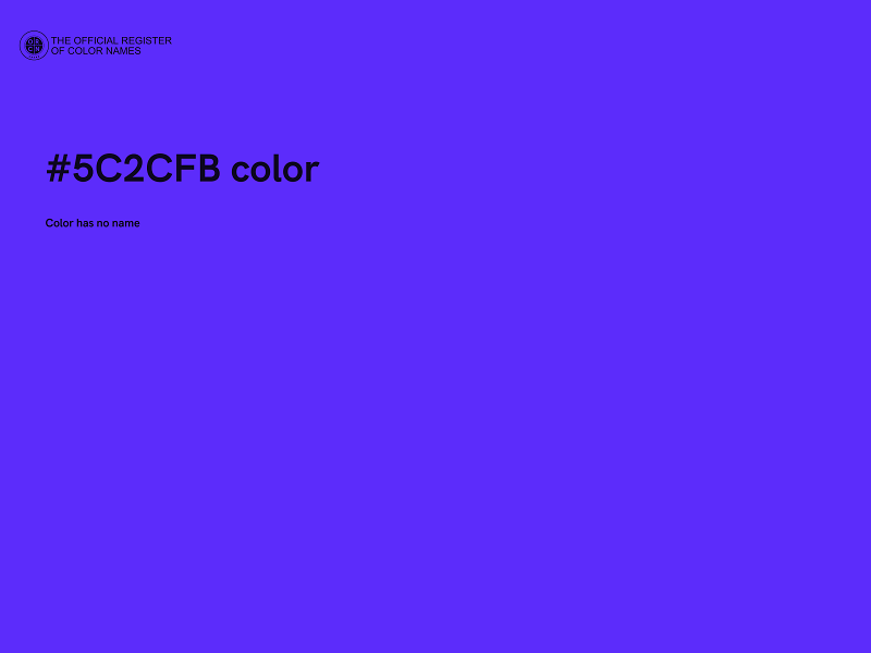 #5C2CFB color image