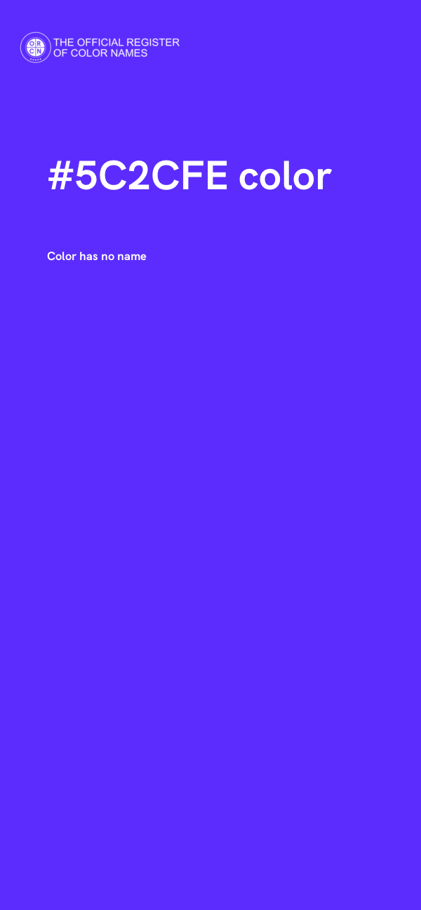 #5C2CFE color image