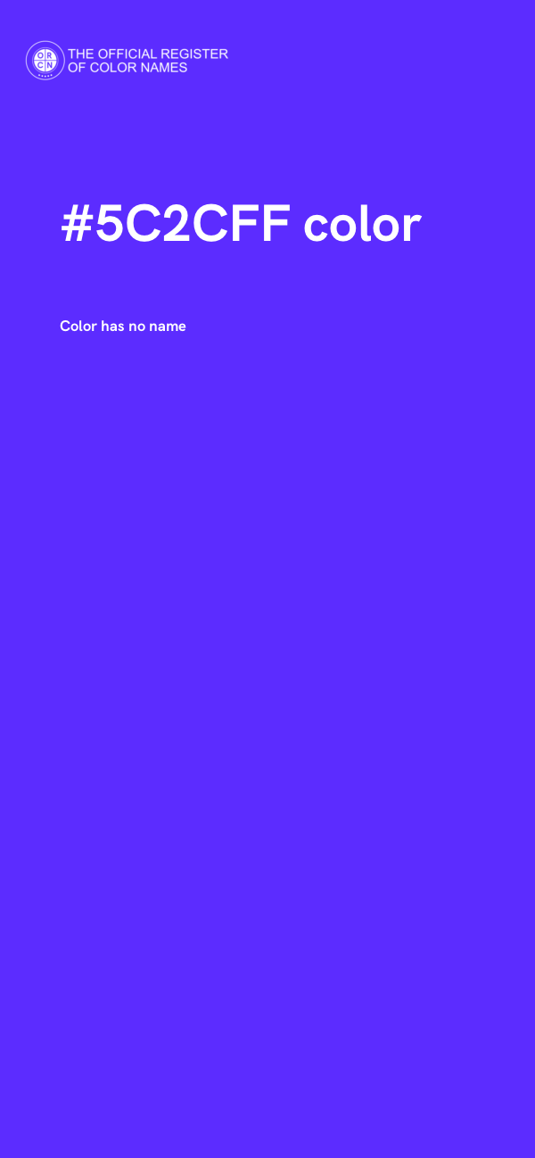 #5C2CFF color image