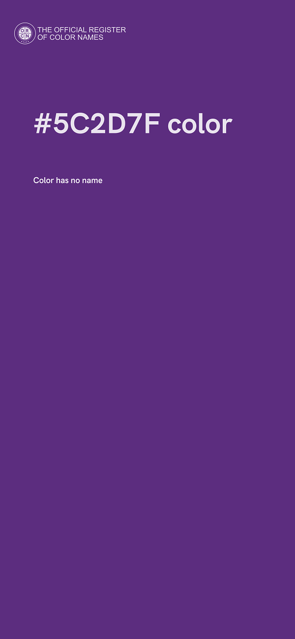 #5C2D7F color image
