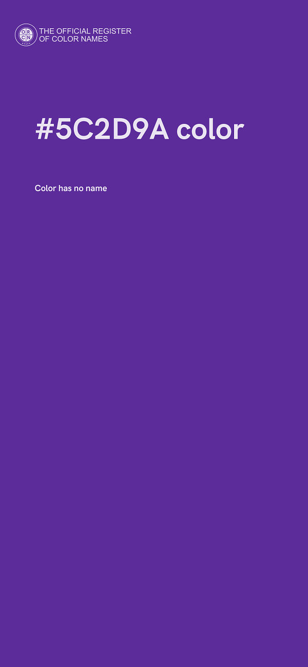 #5C2D9A color image