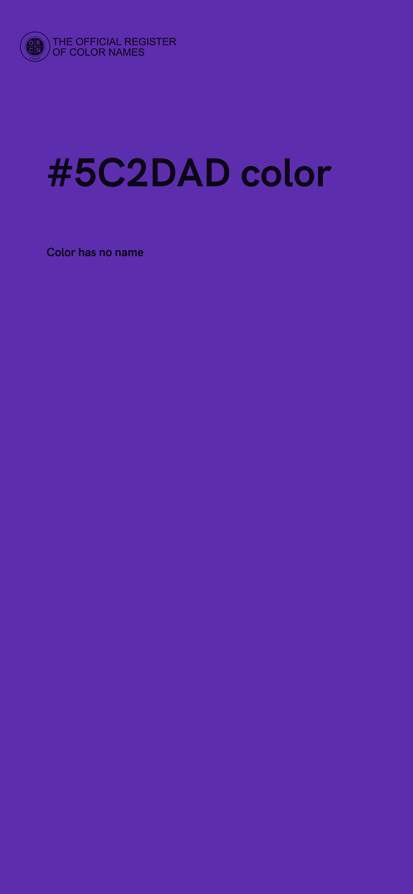 #5C2DAD color image