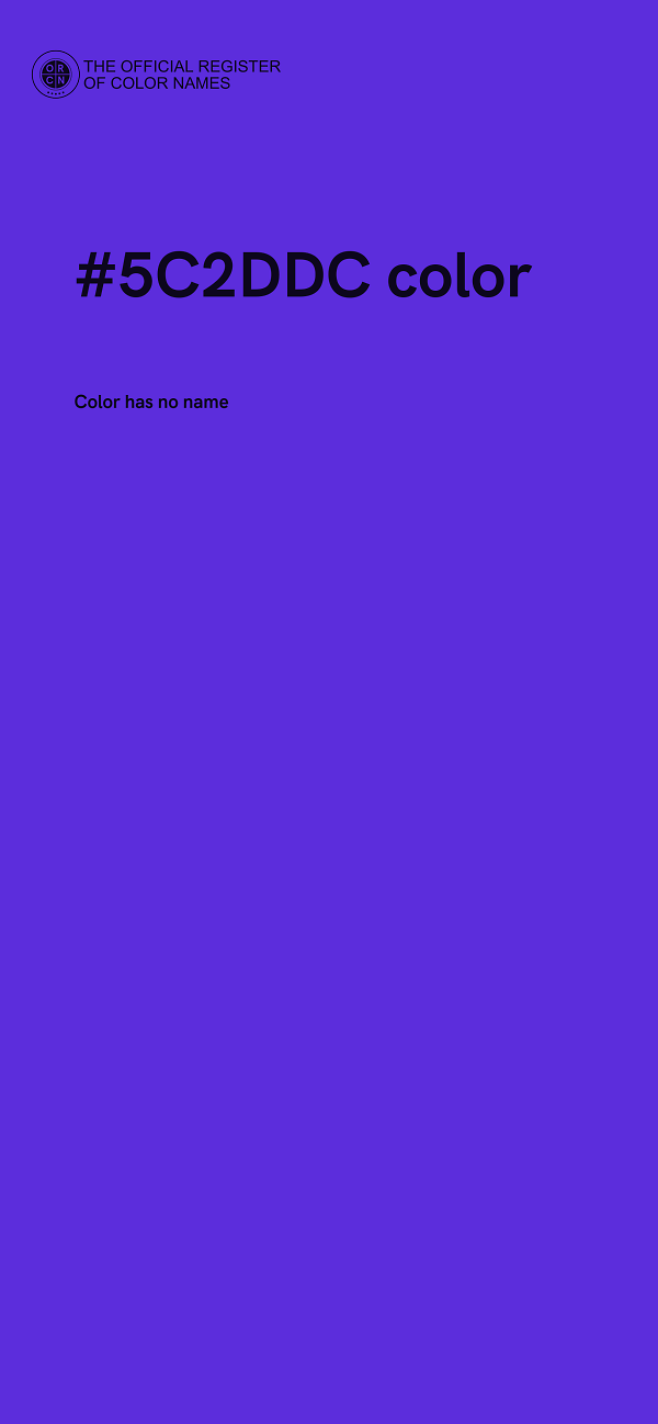 #5C2DDC color image