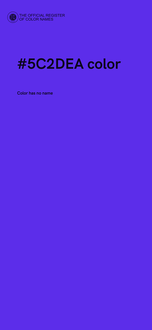 #5C2DEA color image