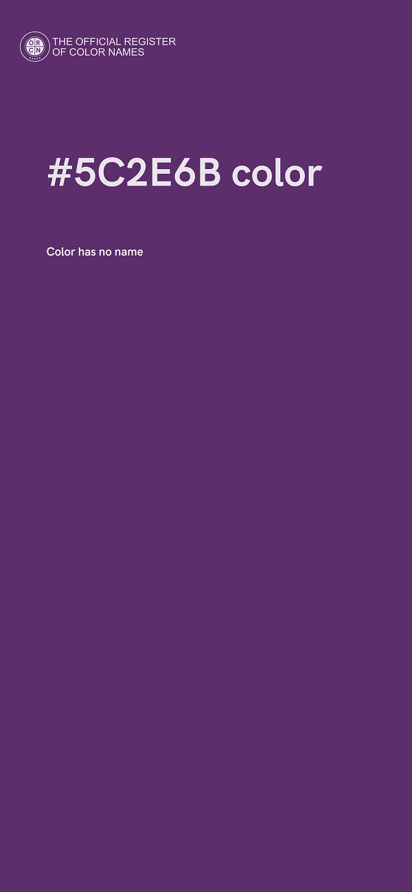 #5C2E6B color image