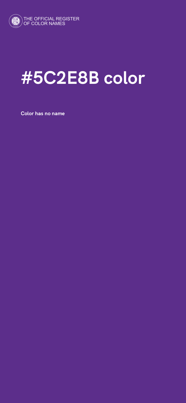 #5C2E8B color image