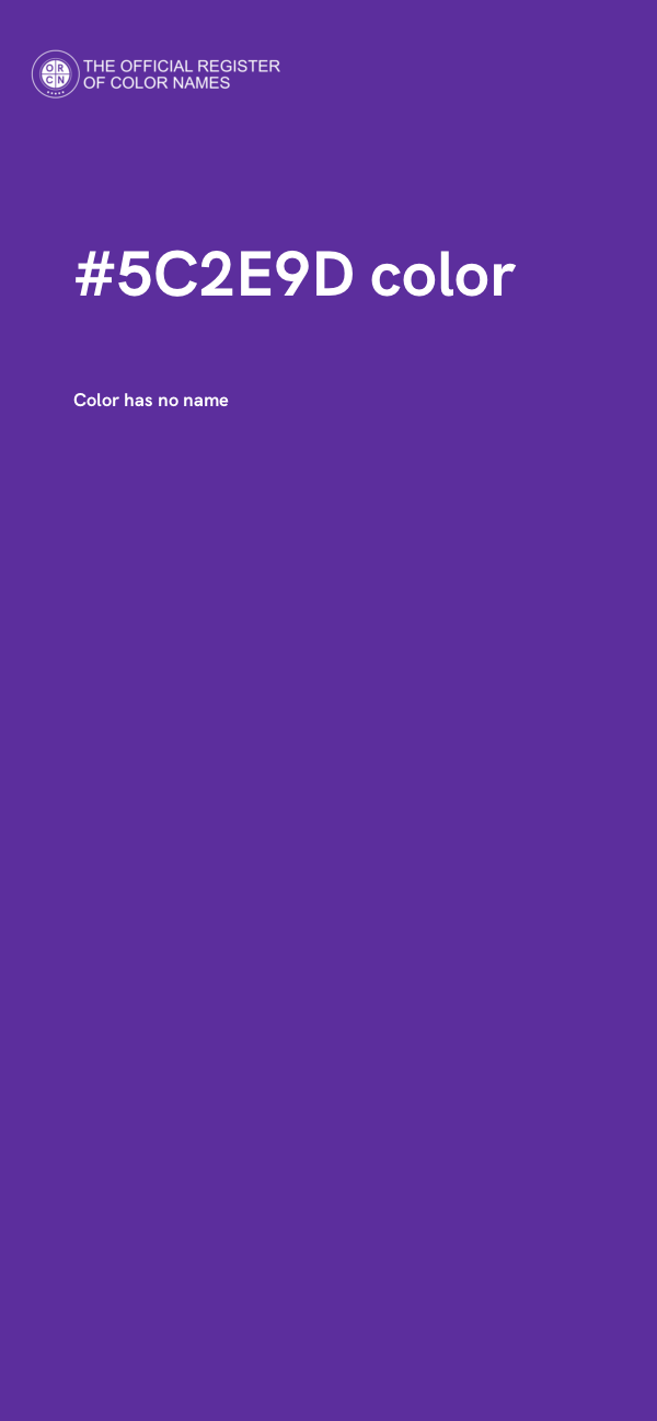 #5C2E9D color image