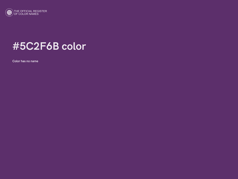 #5C2F6B color image