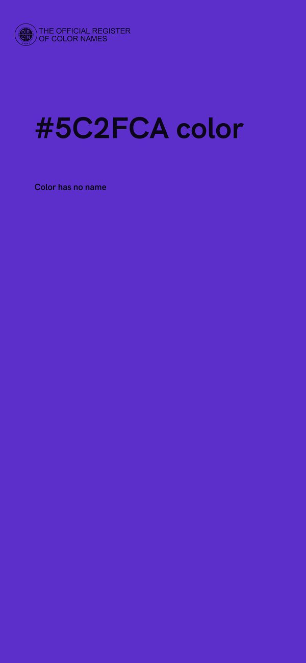 #5C2FCA color image