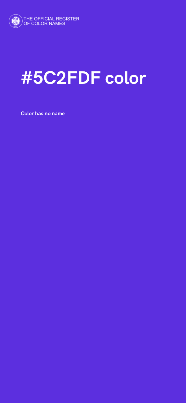 #5C2FDF color image
