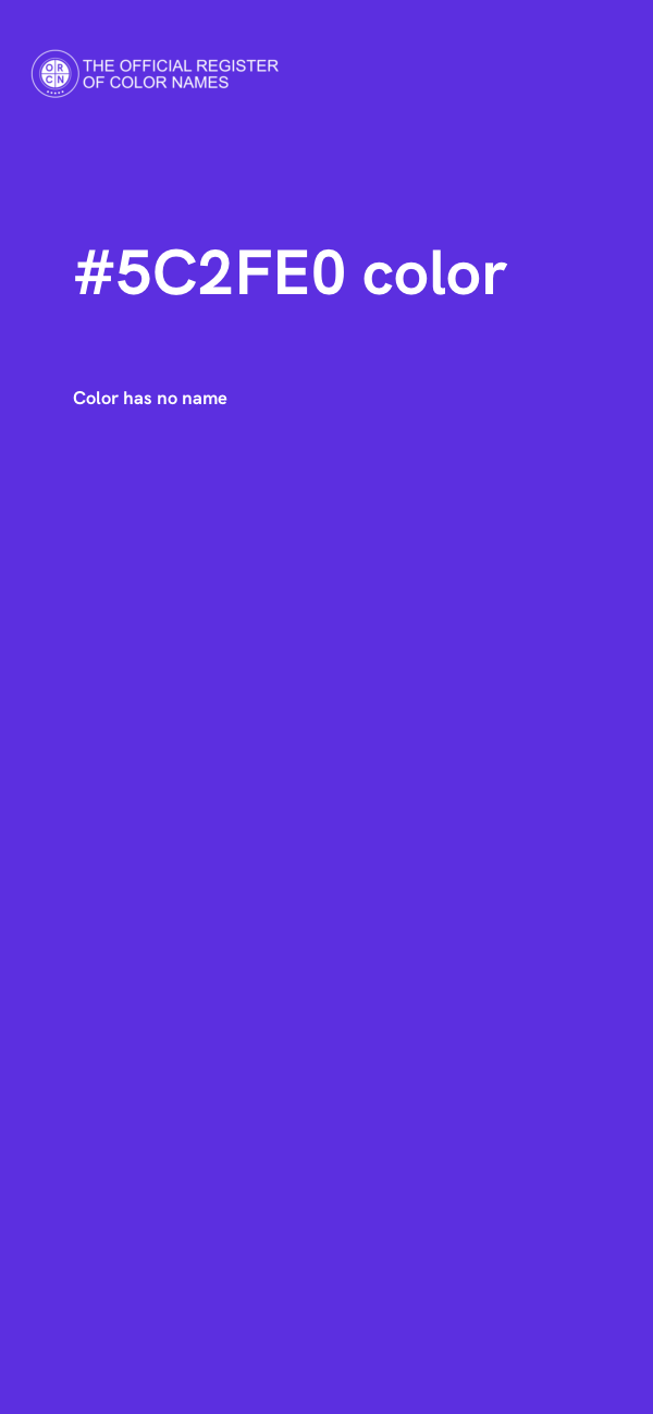 #5C2FE0 color image