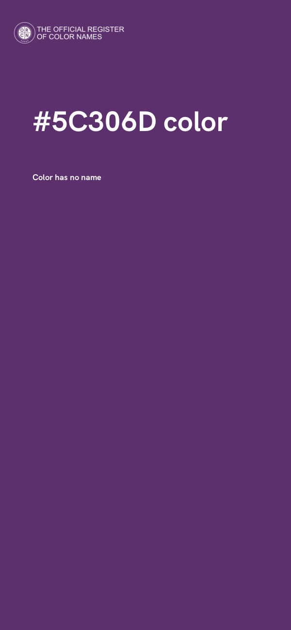 #5C306D color image
