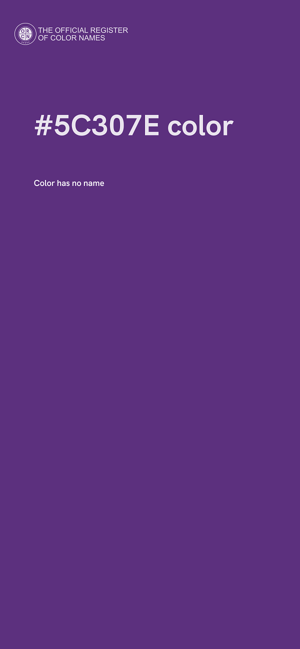 #5C307E color image