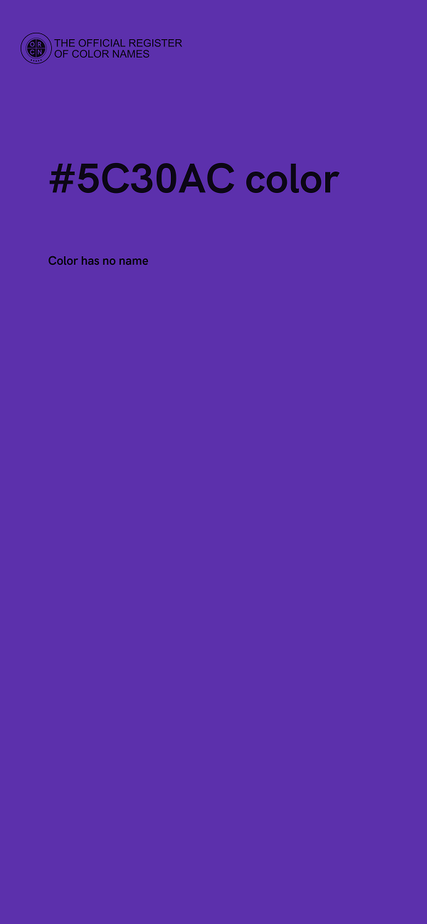 #5C30AC color image