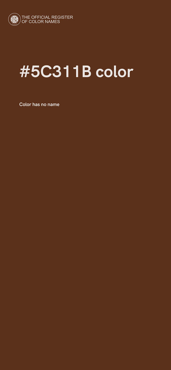 #5C311B color image
