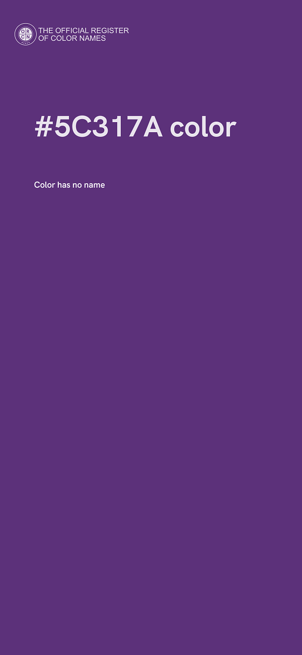 #5C317A color image