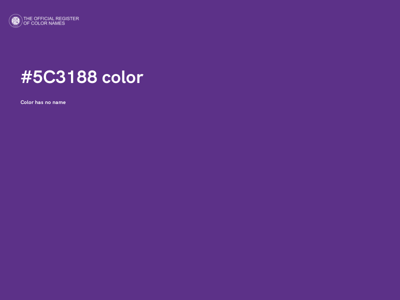 #5C3188 color image