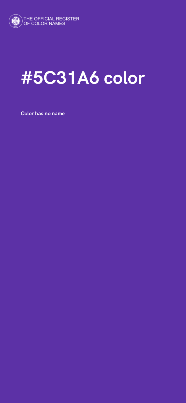 #5C31A6 color image