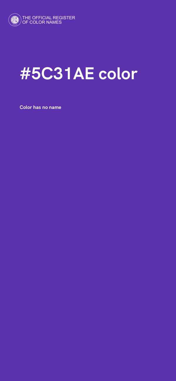 #5C31AE color image