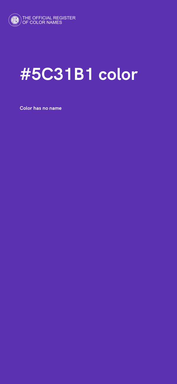#5C31B1 color image