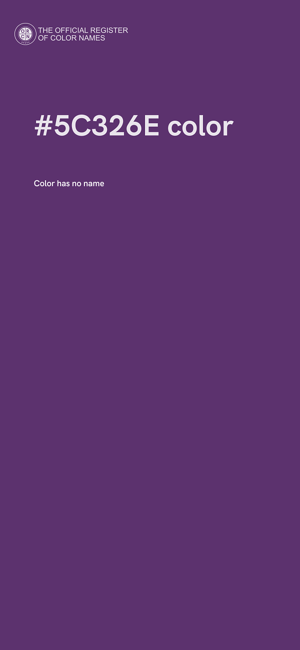 #5C326E color image