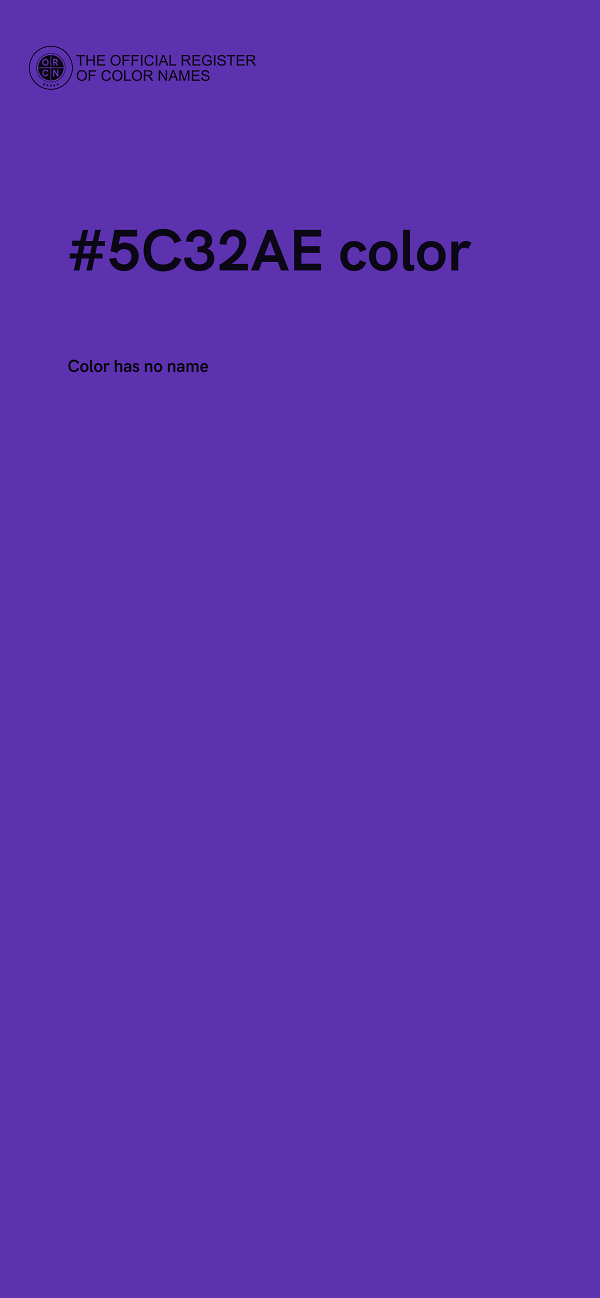#5C32AE color image