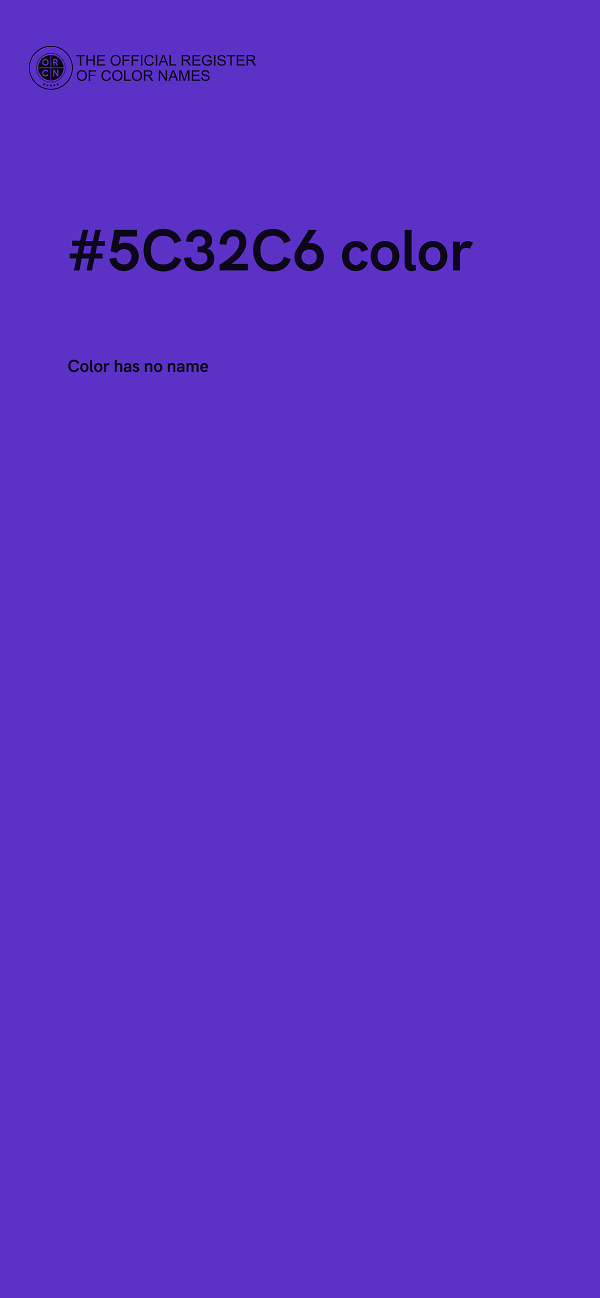 #5C32C6 color image