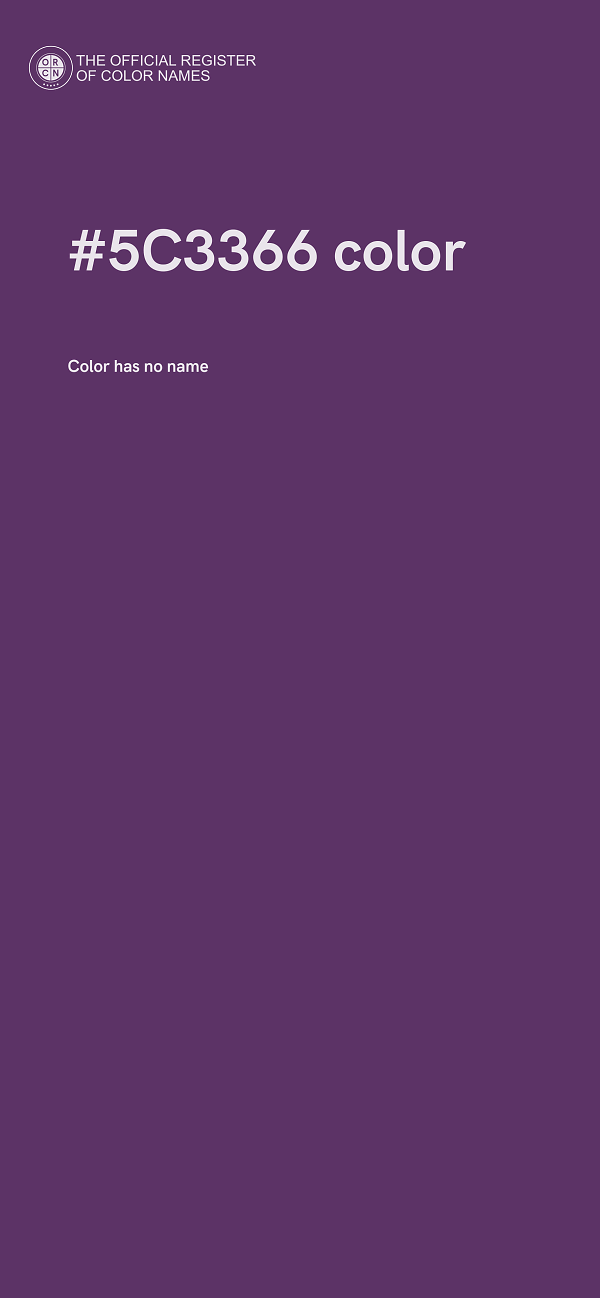 #5C3366 color image