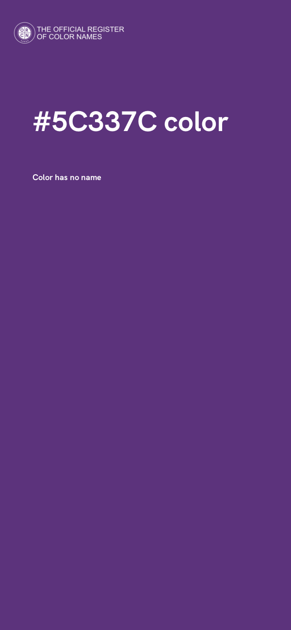 #5C337C color image
