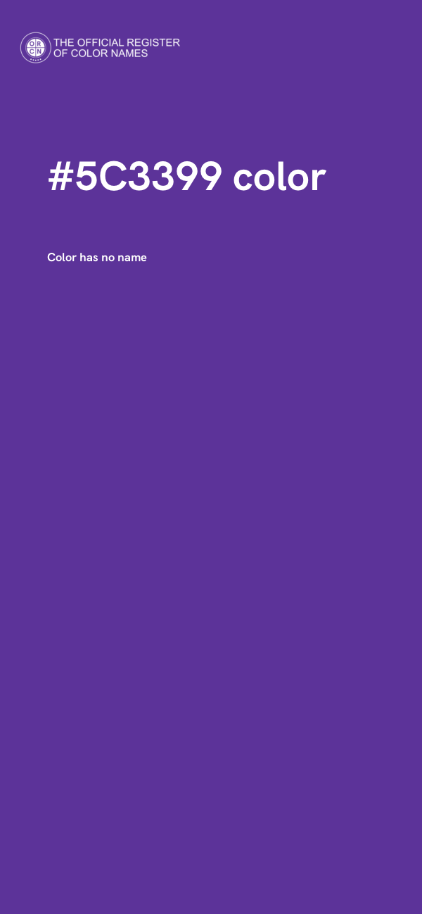 #5C3399 color image