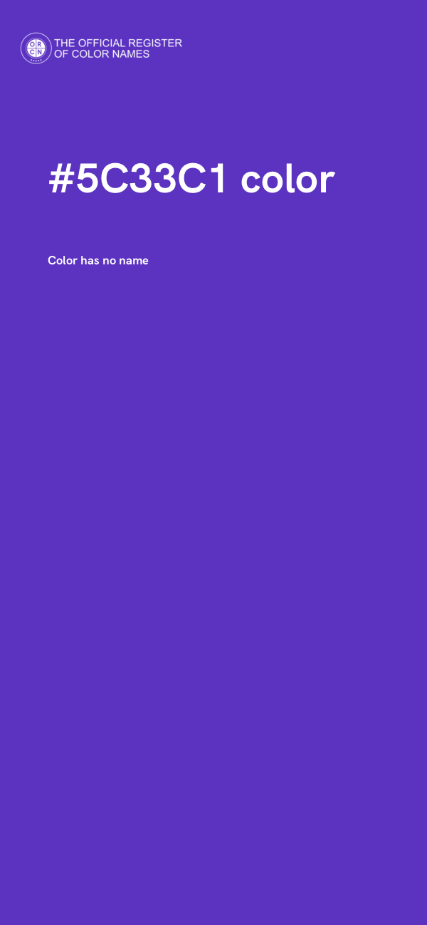 #5C33C1 color image