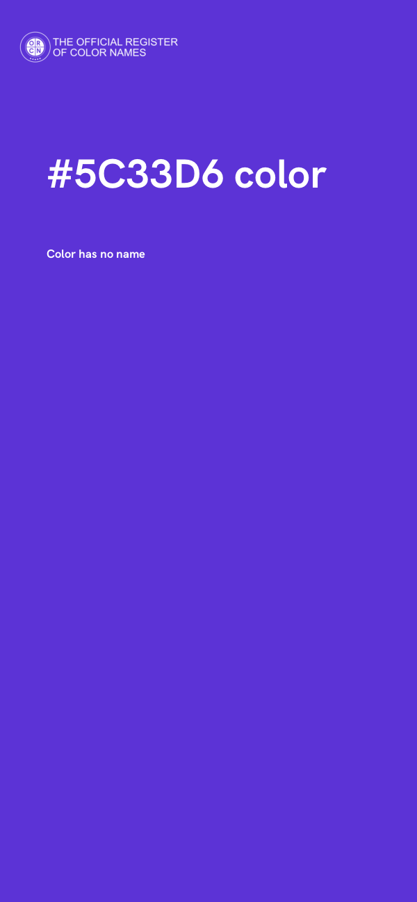 #5C33D6 color image