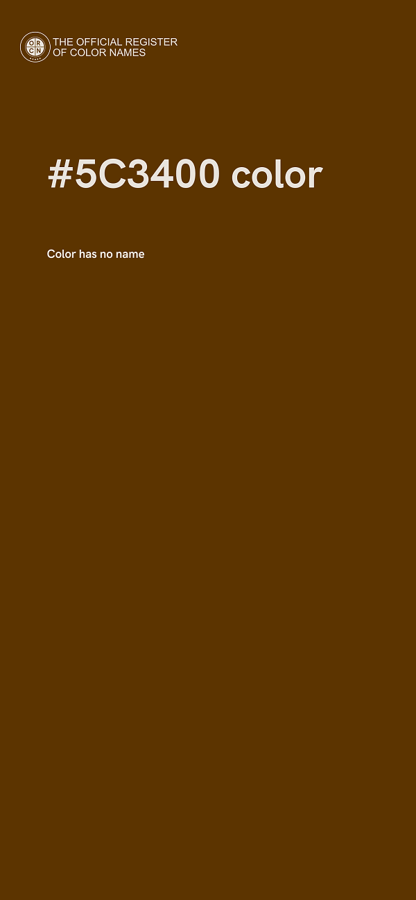 #5C3400 color image