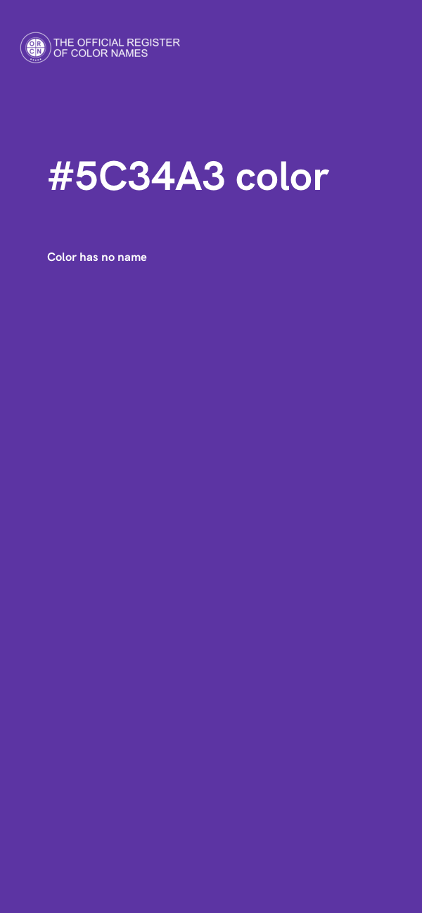 #5C34A3 color image
