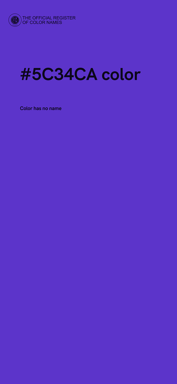 #5C34CA color image