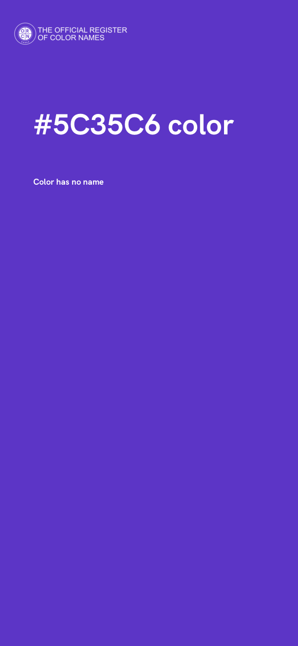#5C35C6 color image