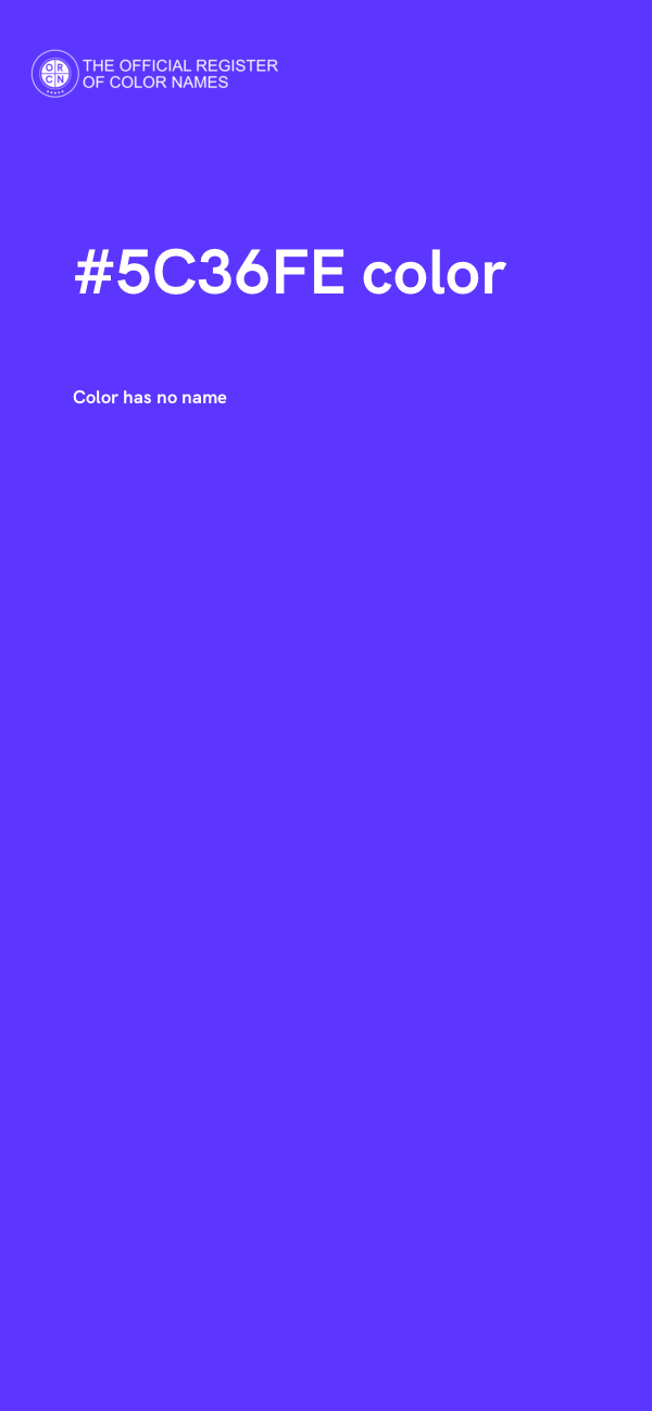 #5C36FE color image