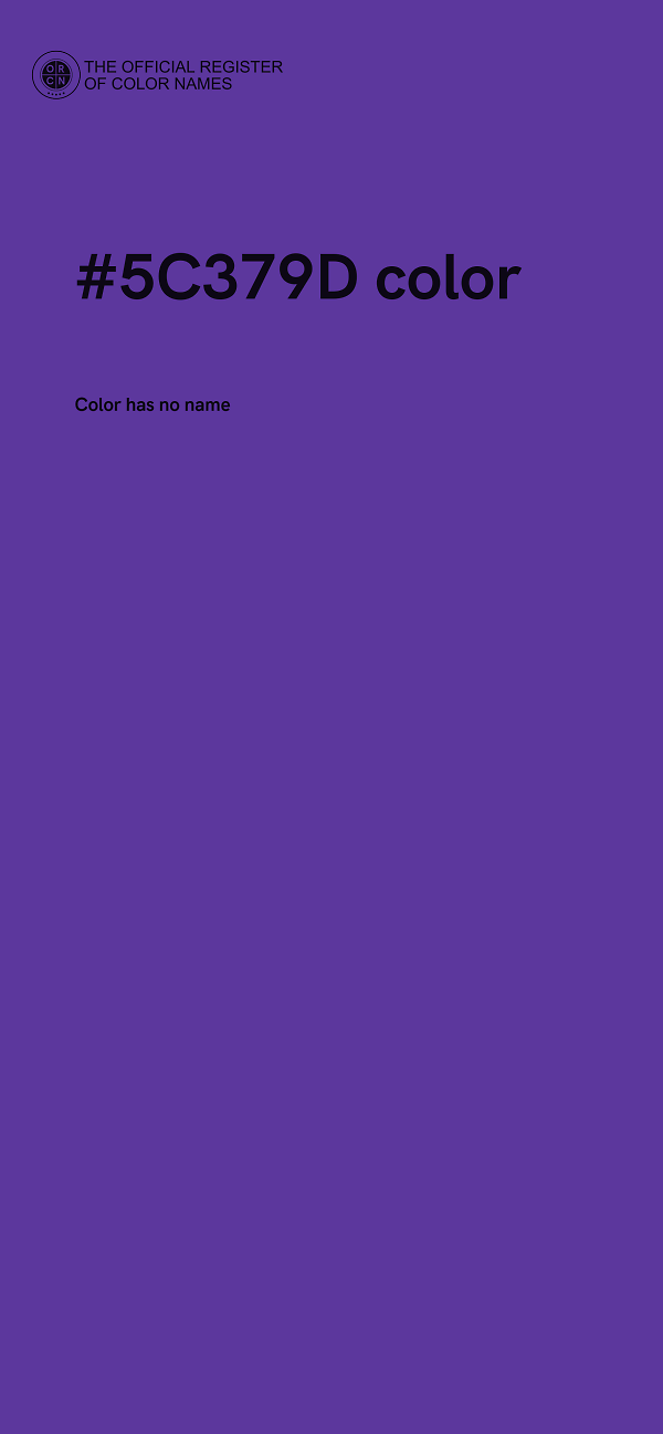 #5C379D color image