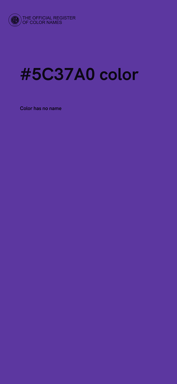 #5C37A0 color image