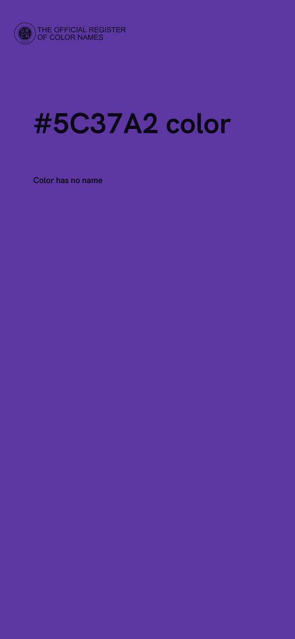 #5C37A2 color image