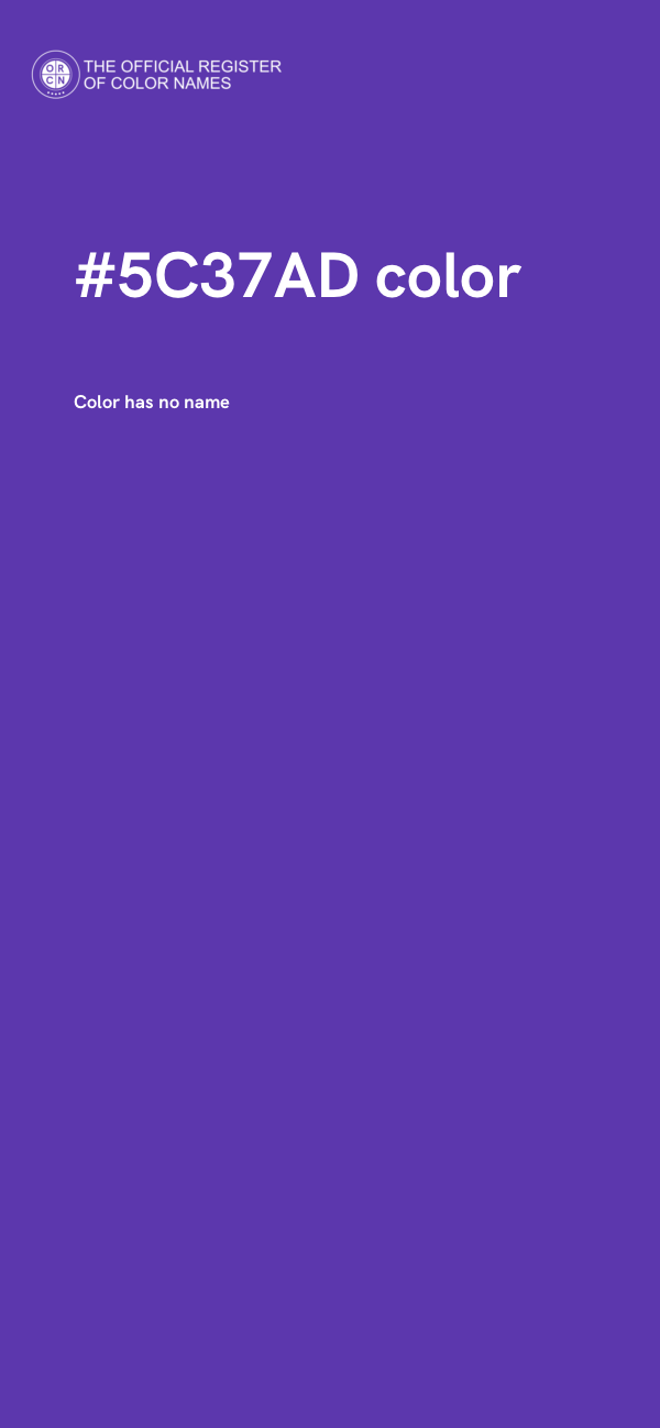 #5C37AD color image