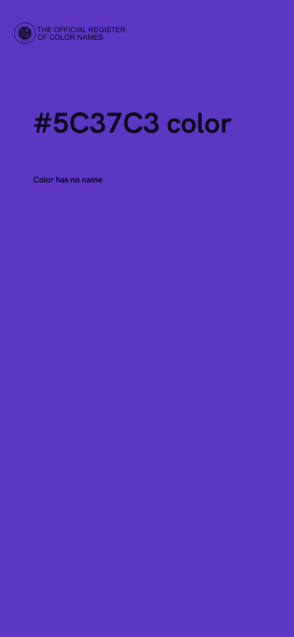 #5C37C3 color image