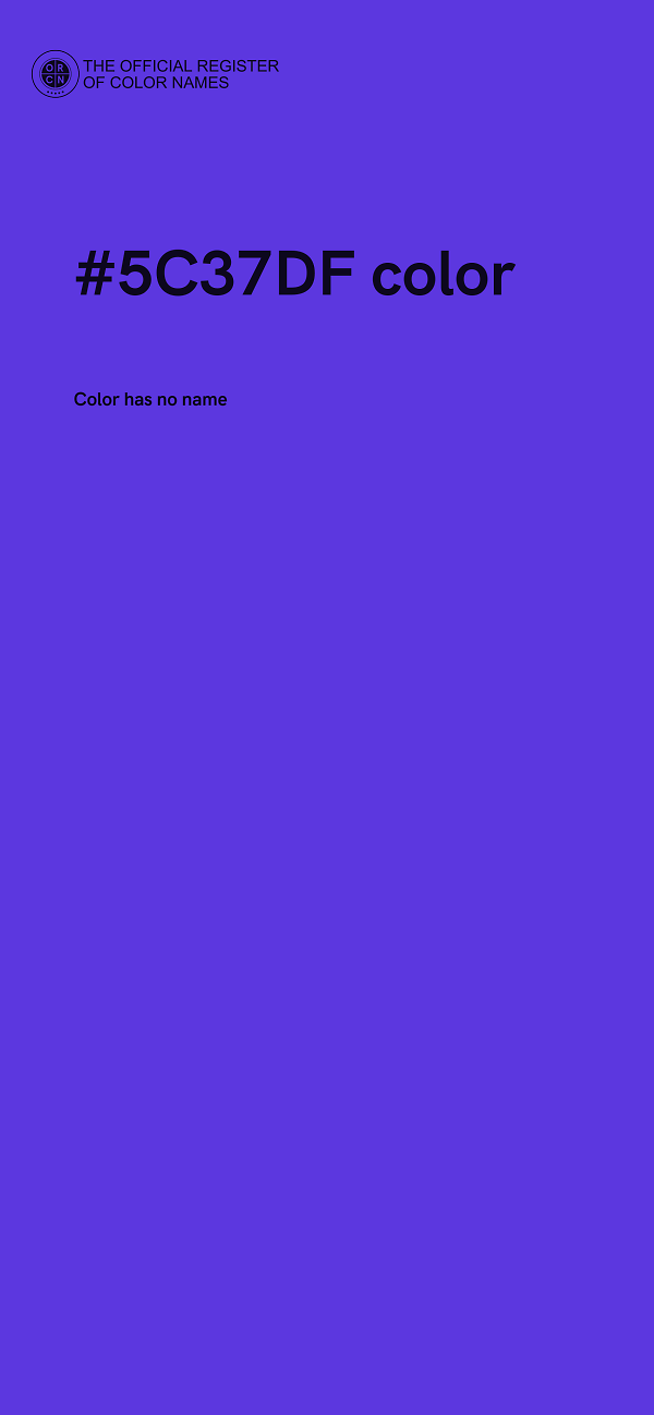 #5C37DF color image