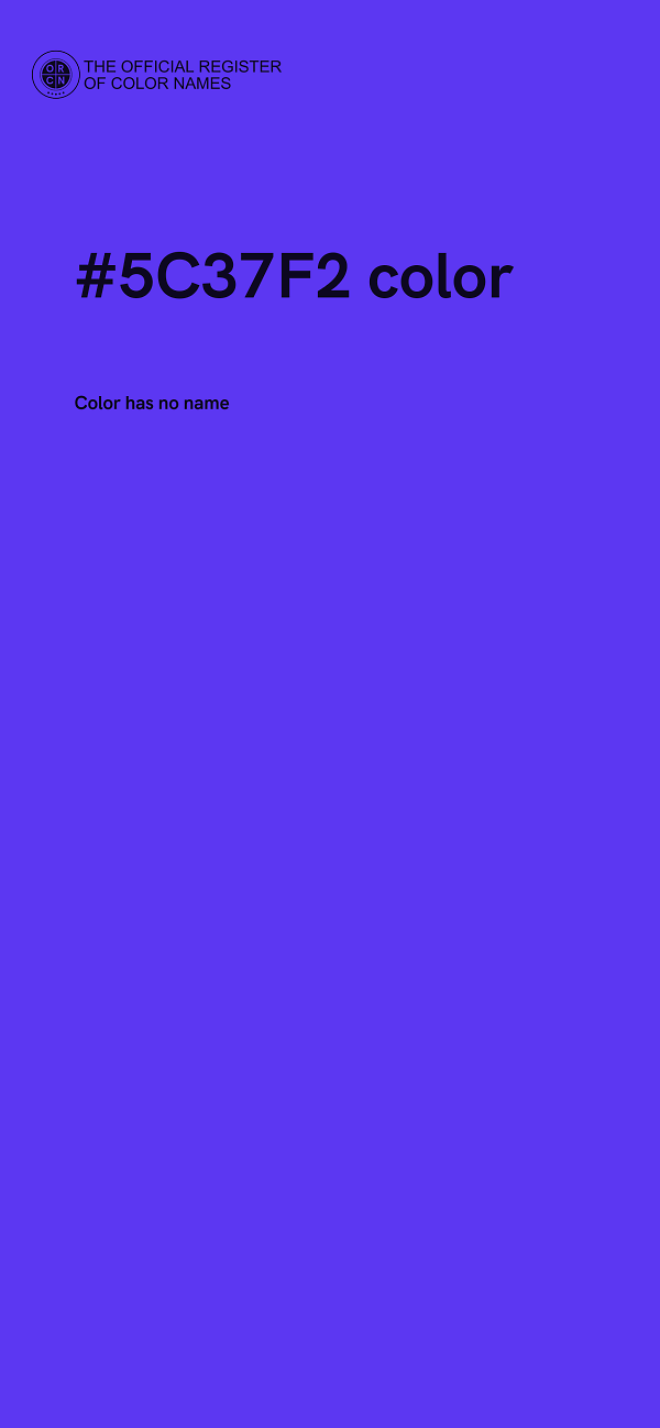 #5C37F2 color image