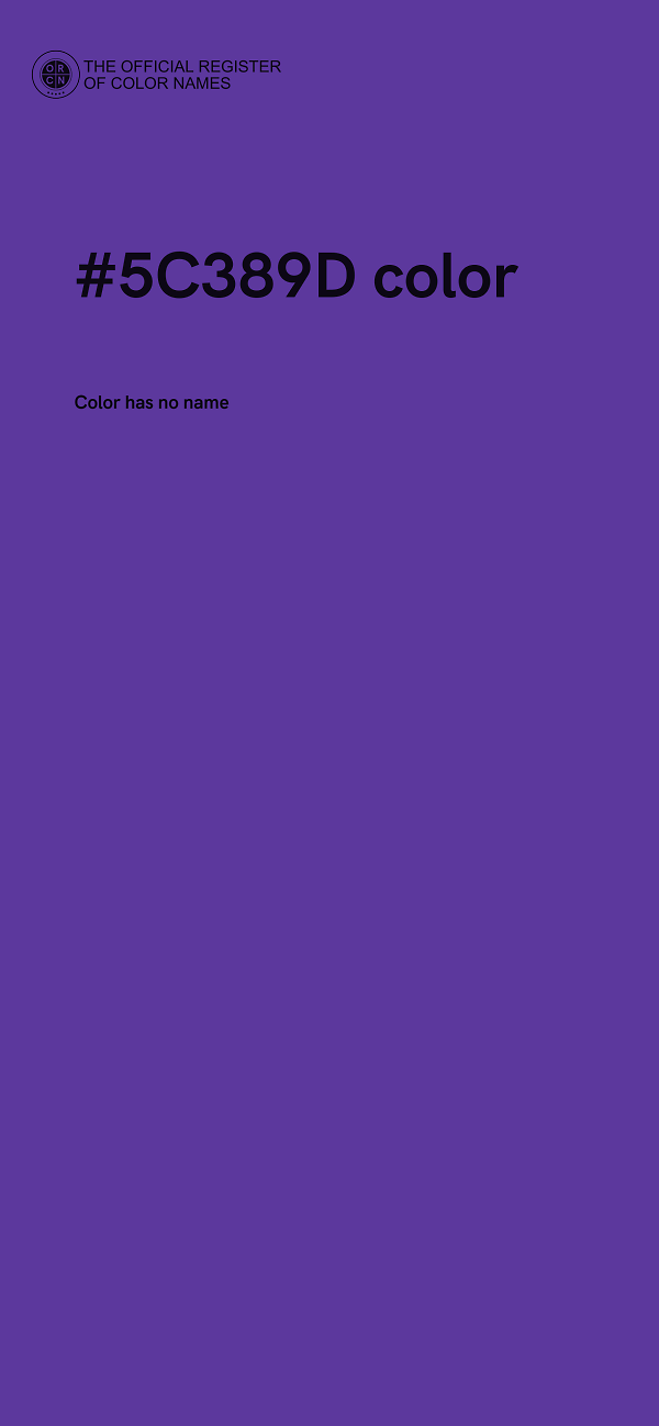 #5C389D color image