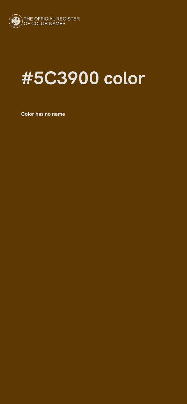 #5C3900 color image