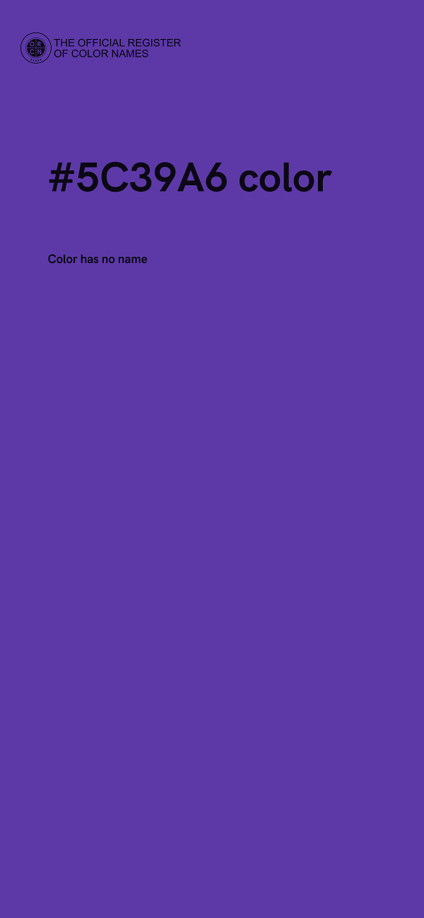 #5C39A6 color image