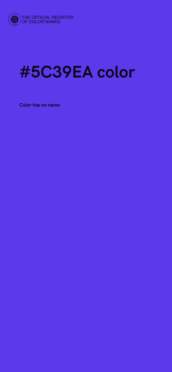 #5C39EA color image
