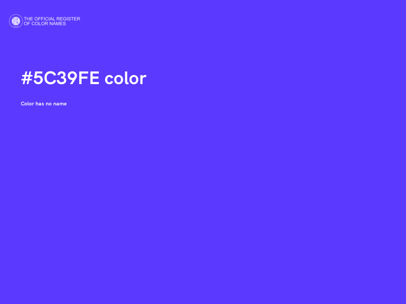 #5C39FE color image